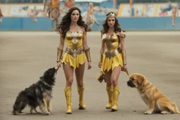 yellow, Majorette, Wonder Woman, Dog's Purpose