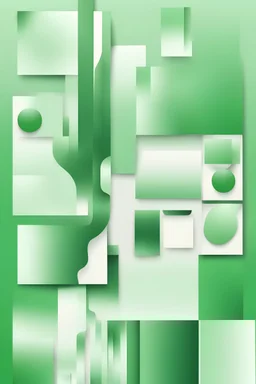 green gradient background in a modern style