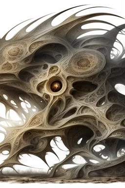 dark fantasy art of a medieval abandoned hall