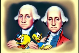 the child of George washington and donald Duck