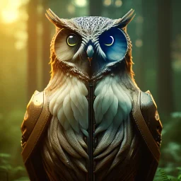 intricate details, realistic, octane, unreal engine, portrait, natural lighting,zoomed out + portrait, volumetric lighting, shiny,extreme detail, Photorealism, High detail, Hyper realistic Owl in forest, macro lens blur,abstract paint, sharp,ef 85mm 5.6, focus, trending by artstation, cinematic