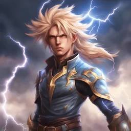 Lightning of Triumphant Return Reseph in unrealistic art style