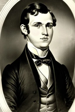 Extremely rich young pretty liberal guy politician portrait 1800s