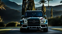 Bugatti fused with g-class, deasktop wallpaper, 4K, Cinematic