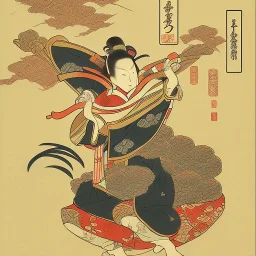  brand logo, Ukiyo-e japanese art