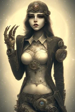 steampunk solitary darkness sad body anormal cry blood girl cute knife hell end woman free space glass curt shine lit