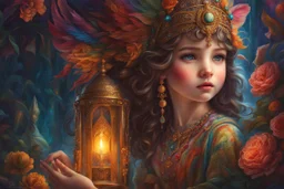 Adorable mysterious little girl, beautiful arcane girl, palestinian goddess, insanely detailed artwork by Awwchang, Ferdinand Knab, Artgerm Lau, Anne Stokes, Josephine Wall, Leonid Afremov, vibrant deep colors, magnificent hyperdetailed, maximalist, HDR, 16k resolution, trending on ArtStation, CGSociety, sharp focus, stained glass background resolution HDR