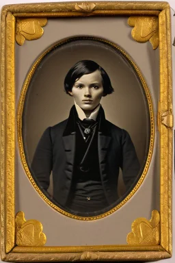 Extremely rich swedish young man portrait 1840s