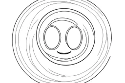 A big yoyo rcoloring page