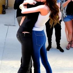 photo, Taylor Swift hugging Megan Fox, kissing Blake Lively