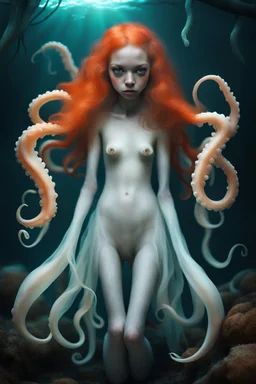 feral ginger girl squid ghost