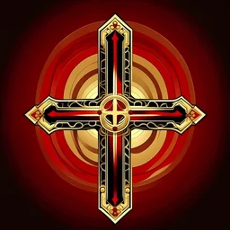 Cross of Saint James. Vector illustration