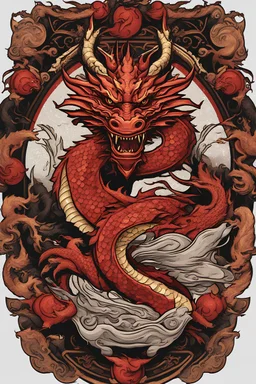 dragon logo in new year