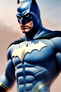 hyper realist, hyper detailed, Batman, athletic realistic body, by greg rutkowski, magali villeneuve, artgerm, wlop, rossdraws, concept art, digital painting