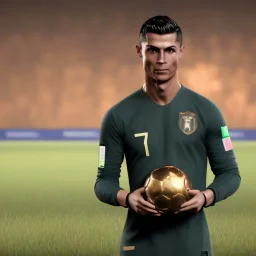 cristiano ronaldo , holding world cup , unreal engine 5