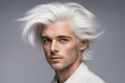 Неуклюжий пучок серебристо-белых волос, который вечно выбивается из самой искусной прически.