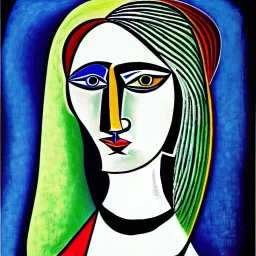 portrait of a woman picasso style