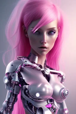 cyborg, pink hair, sexy, perfekt, real, dream