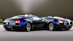 bugatti veyron rear view