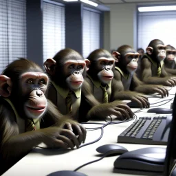 telekinetic monkeys in a call center