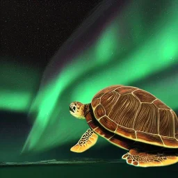 turtle and aurora