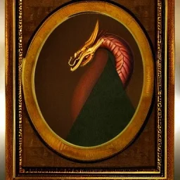 portrait of dragon by Leonardo da Vinci