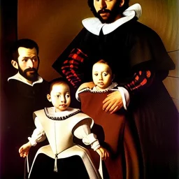 portrait of a family Diego Velazquez style