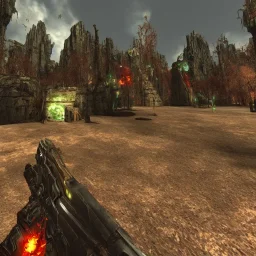 doom, Hexen, unreal tournament, first person shooter, video game sceenshots, doom 2, duke nukem, daggerfall, rtx, 90’s, world of warcraft, scifi, ashenvale, telraddis, beautiful, colorful, cyberpunk, nagrand