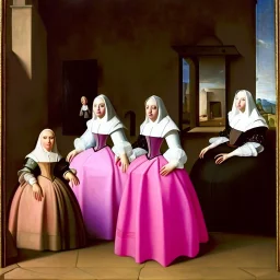 Las Meninas, Portrait of Mother Jeronima de la Fuente, Portrait of a Man, Portrait of Juan de Pareja, Infanta Margarita Teresa in a Pink Dress