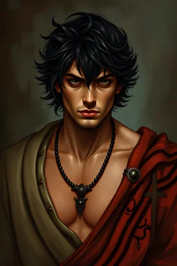 male dark hair handsome ravnos from dark ages