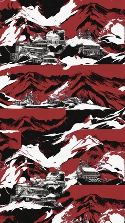 attack on titan red titan pattern for snowboard