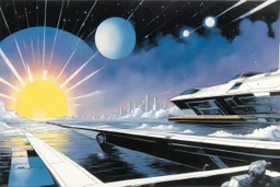 Original Art by Howard Chaykin (Vortex Comic, 1988): reflexions of the future