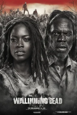 the Walking Dead - The Ones Who Live Rick and Michonne TV show Poster