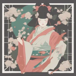 Nihonga policromada art aesthetic