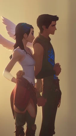 a Angel couple