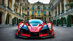 Ferrari F8 MANSORY Fused with Lamborghini Veneno, Super Detailed, desktop wallpaper, 4K