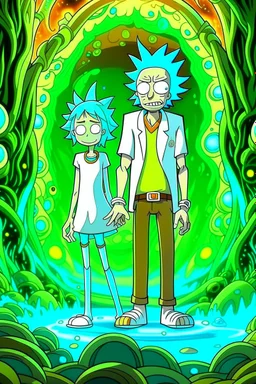 rick and morty den bir çift