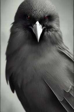 Very evil looking crow