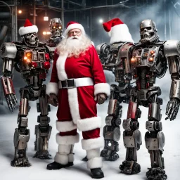 Santa Claus meets terminators