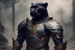 Panther wearing Armour