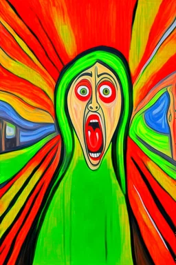 Pablo Picasso's interpretation of The Scream"; Cubism