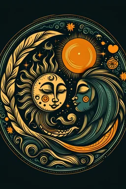 Moon and sun love