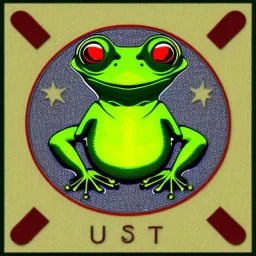 cross between a frog and a usti