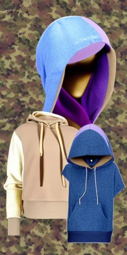 blonde 2023.Big colored headphones (gold rings!) is merged with small felt cap with visor.thick thighs,thick calves,flat belly,curvy fell. NOVEL kind of hoodie, form which condescends with integrated big flowing bag. It is sewed together of camouflage pieces, whose color are all denim colors,cream, brown, lilac and purple. . Big bright purple felt tippet and birght-colored-hood is merged with colorful beanie. Inside is orange. Style: 1990's California