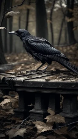 black vein, human veins, mixing together a lot of them, like a forest, big and small veins a lot of them, a crow standing on an old piano covered with leaves