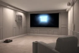 a dedicated home cinema room