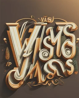 Las Vegas lettering design