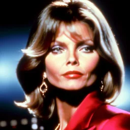 Photo of a gorgeous Michelle Pfeiffer, from the movie Scarface, beautiful face, beautiful body; colorful energetic brush strokes, realistic, sharp focus, 8k high definition, insanely detailed, intricate, elegant