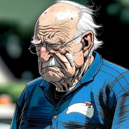 angry old man Frank Miller