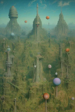 atoms self-organize to form a complex molecule detailed background by roger dean, max ernst